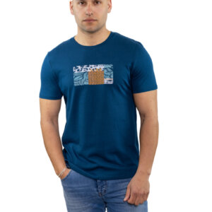 SIDE EFFECT T-SHIRT ΑΝΔΡΙΚΟ ΠΕΤΡΟΛ R-5201 REGULAR FIT