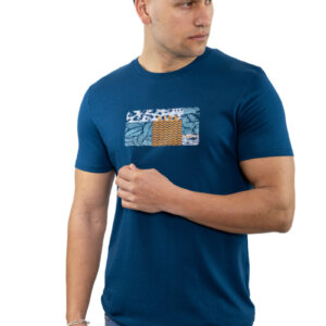 SIDE EFFECT T-SHIRT ΑΝΔΡΙΚΟ ΠΕΤΡΟΛ R-5201 REGULAR FIT