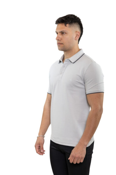 SIDE EFFECT POLO ΑΝΔΡΙΚΟ ΛΕΥΚΟ PL-S5210 REGULAR FIT