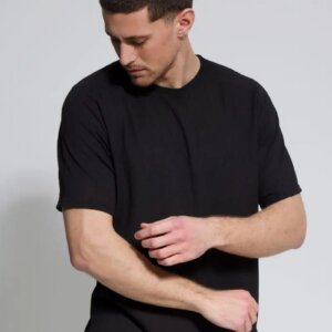 TRESOR T-SHIRT ΑΝΔΡΙΚΟ ΜΑΥΡΟ 207066-CALVIN OVERSIZE FIT