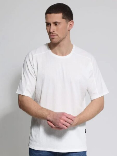 TRESOR T-SHIRT ΑΝΔΡΙΚΟ ΛΕΥΚΟ 207066-CALVIN OVERSIZE FIT
