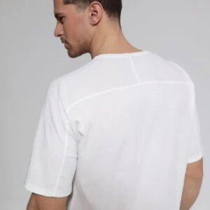 TRESOR T-SHIRT ΑΝΔΡΙΚΟ ΛΕΥΚΟ 207066-CALVIN OVERSIZE FIT