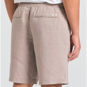 FUNKY BUDDHA ΒΕΡΜΟΥΔΑ ΑΝΤΡΙΚΗ ΛΙΝΗ GREIGE FBM011-009-03 REGULAR FIT