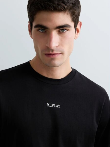 REPLAY T-SHIRT ΑΝΔΡΙΚΟ ΜΑΥΡΟ M3098.000.2660.098 REGULAR FIT