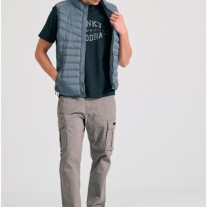 FUNKY BUDDHA JACKET ΑΜΑΝΙΚΟ ΑΝΔΡΙΚΟ STEEL GREY FBM011-001-01 REGULAR FIT