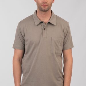 DOUBLE POLO JERSEY ΑΝΔΡΙΚΟ ΓΚΡΙ 251PS-3049 REGULAR FIT
