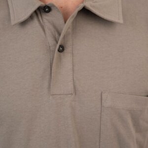 DOUBLE POLO JERSEY ΑΝΔΡΙΚΟ ΓΚΡΙ 251PS-3049 REGULAR FIT