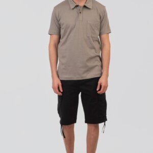 DOUBLE POLO JERSEY ΑΝΔΡΙΚΟ ΓΚΡΙ 251PS-3049 REGULAR FIT