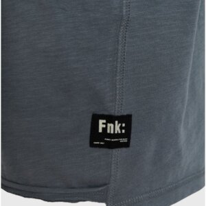 FUNKY BUDDHA T-SHIRT ΑΝΔΡΙΚΟ STEEL GREY FBM011-009-04 RELAXED FIT