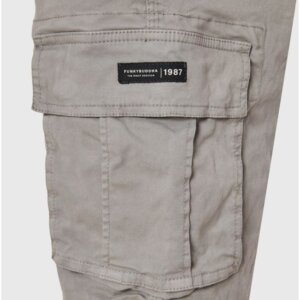 FUNKY BUDDHA ΒΕΡΜΟΥΔΑ CARGO ΑΝΔΡΙΚΗ ΓΚΡΙ-ELEPHANT FBM011-002-03 REGULAR FIT