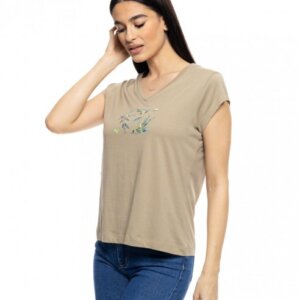 SPLENDID T-SHIRT ΓΥΝΑΙΚΕΙΟ ΧΑΚΙ 53-106-012 REGULAR FIT