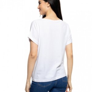 BISTON T-SHIRT ΓΥΝΑΙΚΕΙΟ ΛΕΥΚΟ 53-106-015 REGULAR FIT