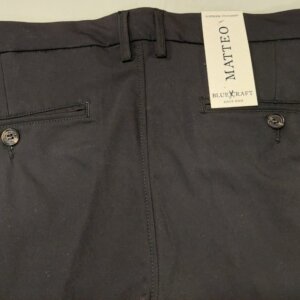 BLUE CRAFT ΠΑΝΤΕΛΟΝΙ ΑΝΤΡΙΚΟ ΜΑΥΡΟ MATTEO125 SLIM FIT