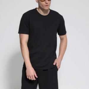 TRESOR T-SHIRT ΑΝΔΡIΚΟ ΜΑΥΡΟ 207018-MORETO REGULAR FIT