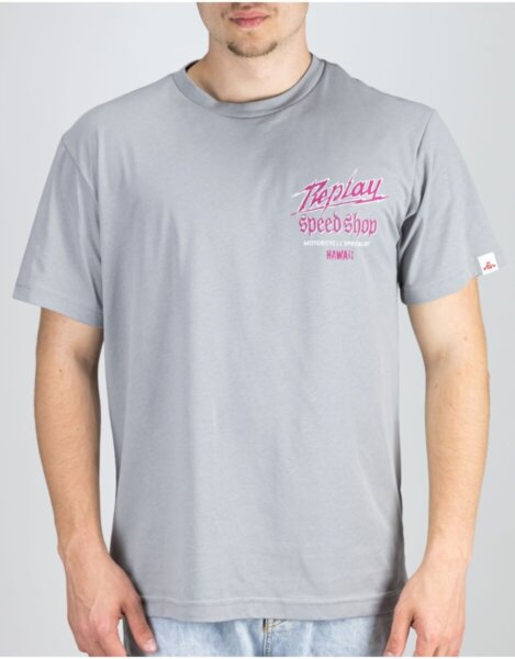 REPLAY T-SHIRT ΑΝΔΡΙΚΟ ΓΚΡΙ M3111.000.2660.214 REGULAR FIT