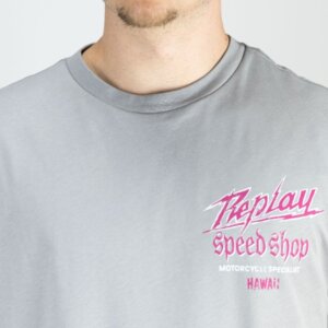 REPLAY T-SHIRT ΑΝΔΡΙΚΟ ΓΚΡΙ M3111.000.2660.214 REGULAR FIT