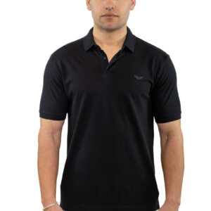 SIDE EFFECT POLO ΑΝΔΡΙΚΟ ΜΑΥΡΟ PL-5213 XP-01 REGULAR FIT