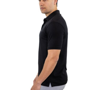SIDE EFFECT POLO ΑΝΔΡΙΚΟ ΜΑΥΡΟ PL-5213 XP-01 REGULAR FIT