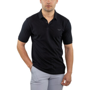 SIDE EFFECT POLO ΑΝΔΡΙΚΟ ΜΑΥΡΟ PL-5213 XP-01 REGULAR FIT