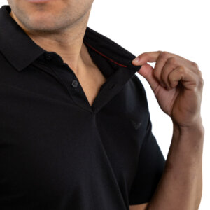 SIDE EFFECT POLO ΑΝΔΡΙΚΟ ΜΑΥΡΟ PL-5213 XP-01 REGULAR FIT