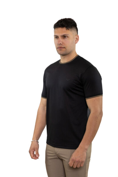 SIDE EFFECT T-SHIRT ΑΝΔΡΙΚΟ ΜΑΥΡΟ R-5248 XP-01 REGULAR FIT