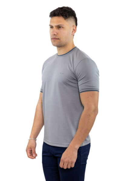 SIDE EFFECT T-SHIRT ΑΝΔΡΙΚΟ ΓΚΡΙ R-5248 XP-07 REGULAR FIT