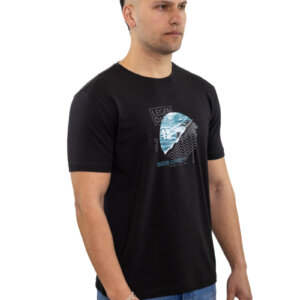 SIDE EFFECT T-SHIRT ΑΝΔΡΙΚΟ ΜΑΥΡΟ R-5200 REGULAR FIT