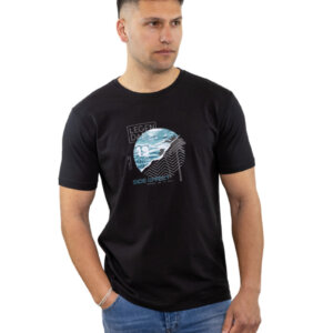 SIDE EFFECT T-SHIRT ΑΝΔΡΙΚΟ ΜΑΥΡΟ R-5200 REGULAR FIT