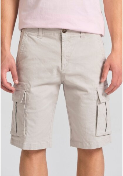 FUNKY BUDDHA ΒΕΡΜΟΥΔΑ CARGO ΑΝΔΡΙΚΗ MIST GREY FBM011-002-03 REGULAR FIT