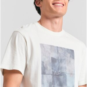 FUNKY BUDDHA T-SHIRT ΑΝΔΡΙΚΟ ΓΚΡΙ FBM011-326-04 RELAXED FIT