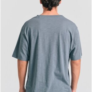 FUNKY BUDDHA T-SHIRT ΑΝΔΡΙΚΟ STEEL GREY FBM011-009-04 RELAXED FIT
