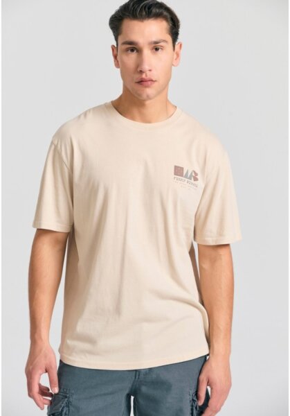 FUNKY BUDDHA T-SHIRT ΑΝΔΡΙΚΟ SUGAR FBM011-322-04 RELAXED FIT