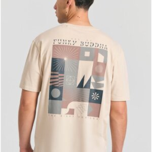 FUNKY BUDDHA T-SHIRT ΑΝΔΡΙΚΟ SUGAR FBM011-322-04 RELAXED FIT