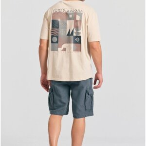 FUNKY BUDDHA T-SHIRT ΑΝΔΡΙΚΟ SUGAR FBM011-322-04 RELAXED FIT
