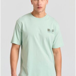 FUNKY BUDDHA T-SHIRT ΑΝΔΡΙΚΟ MINT FBM011-322-04 RELAXED FIT