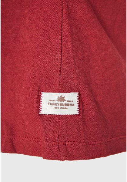 FUNKY BUDDHA T-SHIRT ΓΥΝΑΙΚΕΙΟ EARTH RED FBL011-110-04 REGULAR FIT