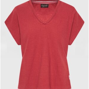 FUNKY BUDDHA T-SHIRT ΓΥΝΑΙΚΕΙΟ EARTH RED FBL011-110-04 REGULAR FIT
