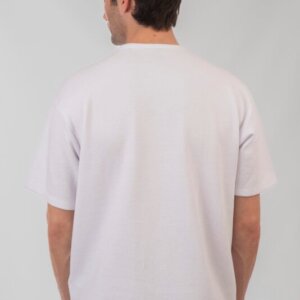 DOUBLE T-SHIRT ΑΝΤΡΙΚΟ ΠΛΕΞΗ WAFFLE ΛΕΥΚΟ 251TS-9040 REGULAR FIT