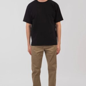 DOUBLE T-SHIRT ΑΝΤΡΙΚΟ ΠΛΕΞΗ WAFFLE ΜΑΥΡΟ 251TS-9040 REGULAR FIT