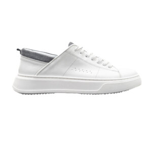 BERGMAN ΠΑΠΟΥΤΣΙ SNEAKER ΑΝΔΡΙΚΟ ΛΕΥΚΟ ΔΕΡΜΑ SNT25