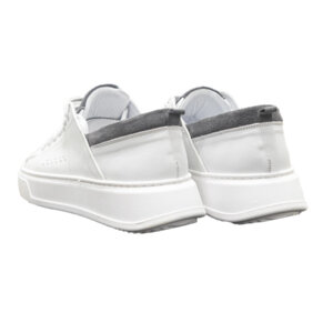 BERGMAN ΠΑΠΟΥΤΣΙ SNEAKER ΑΝΔΡΙΚΟ ΛΕΥΚΟ ΔΕΡΜΑ SNT25