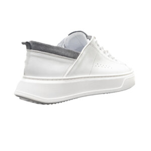 BERGMAN ΠΑΠΟΥΤΣΙ SNEAKER ΑΝΔΡΙΚΟ ΛΕΥΚΟ ΔΕΡΜΑ SNT25