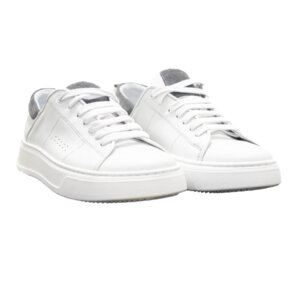 BERGMAN ΠΑΠΟΥΤΣΙ SNEAKER ΑΝΔΡΙΚΟ ΛΕΥΚΟ ΔΕΡΜΑ SNT25