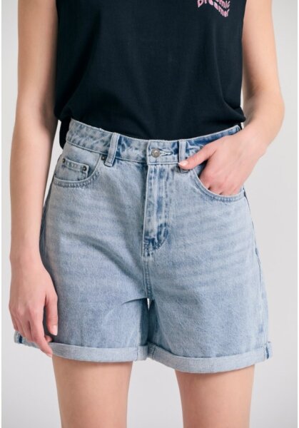 FUNKY BUDDHA JEAN ΣΟΡΤΣ ΓΥΝΑΙΚΕΙΟ LT BLUE FBL011-172-03 REGULAR FIT