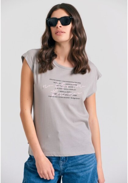 FUNKY BUDDHA T-SHIRT ΓΥΝΑΙΚΕΙΟ ELEPHANT FBL011-182-04 REGULAR FIT