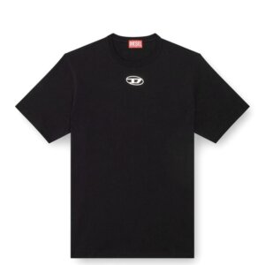 DIESEL T-SHIRT ΑΝΔΡΙΚΟ ΜΑΥΡΟ A17780-0CLBR-9XX T-ADJUST-0D REGULAR FIT