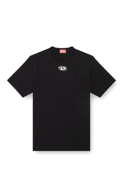 DIESEL T-SHIRT ΑΝΔΡΙΚΟ ΜΑΥΡΟ A17780-0CLBR-9XX T-ADJUST-0D REGULAR FIT