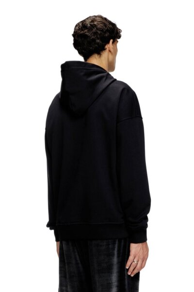 DIESEL ΦΟΥΤΕΡ ΑΝΔΡΙΚΟ ΜΑΥΡΟ A16401-0HYAT-9XX S-ROB-HOOD-R1 REGULAR FIT