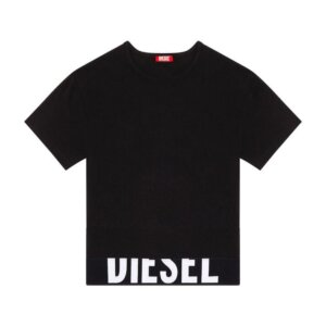 DIESEL TOP ΓΥΝΑΙΚΕΙΟ ΜΑΥΡΟ A14593-0HMAU-9XX UFTEE-SPORT-CROPPED