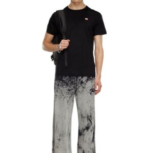 DIESEL T-SHIRT ΑΝΔΡΙΚΟ ΜΑΥΡΟ A14819-0SKAF-9XX T-MIEGOR-K77 REGULAR FΙT